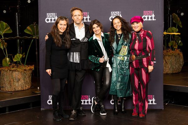 Diane Paulus, Justin Tranter, Idina Menzel, YDE, V Photo