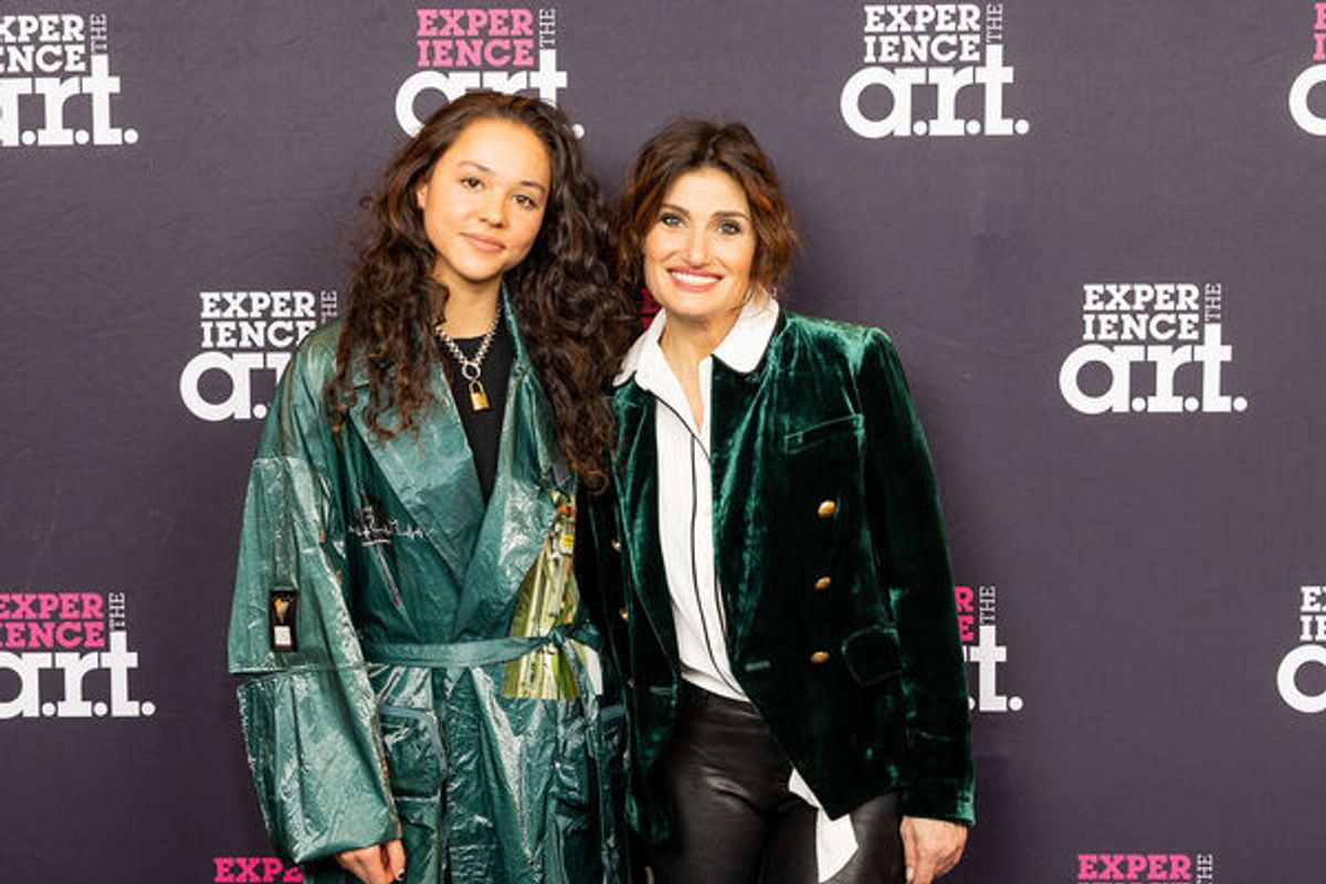 YDE and Idina Menzel  at 