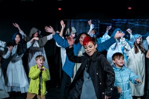 Kimbirdlee Fadner, Jack Fadner, Charlemagne Fadner & Co in Jacob Marley is Dead: @ BroadwayWorld Kimbirdlee Fadner, Jack Fadner, Charlemagne Fadner & Co in Jacob Marley is Dead: Photo