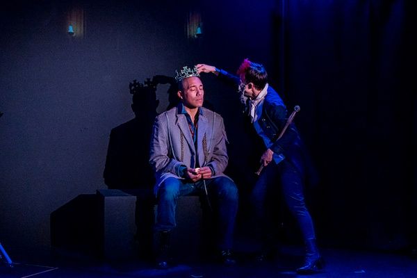 Gabriel Portuondo (Ghost of William) and Kimbirdlee Fadner (Charles Dickens) Photo