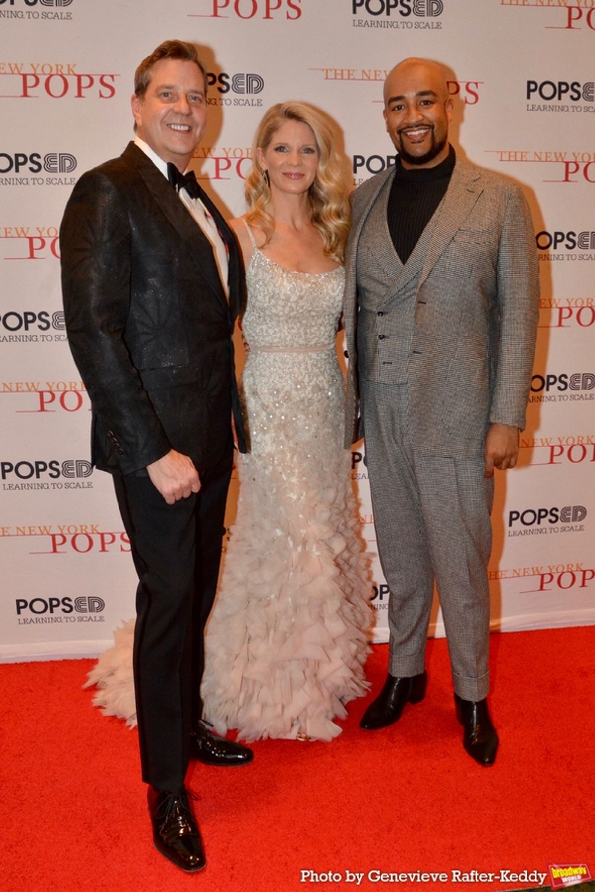 Steven Reineke, Kelli O'Hara and Brandon Michael Nase at 
