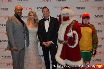 Brandon Michael Nase, Kelli O'Hara, Steven Reineke, Santa Claus and Pecan Pie Photo