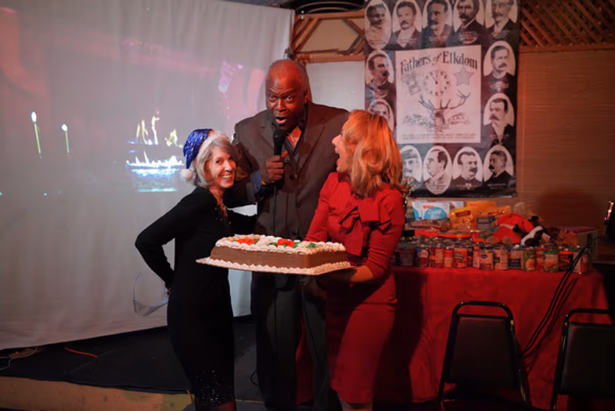 J.C Henning, Kim Estes and Meredith at Photos: The FYC Independents and Van Nuys/Reseda Lodge Celebrate Emmy Winner and Television Academy Governor-Elect Kim Estes
