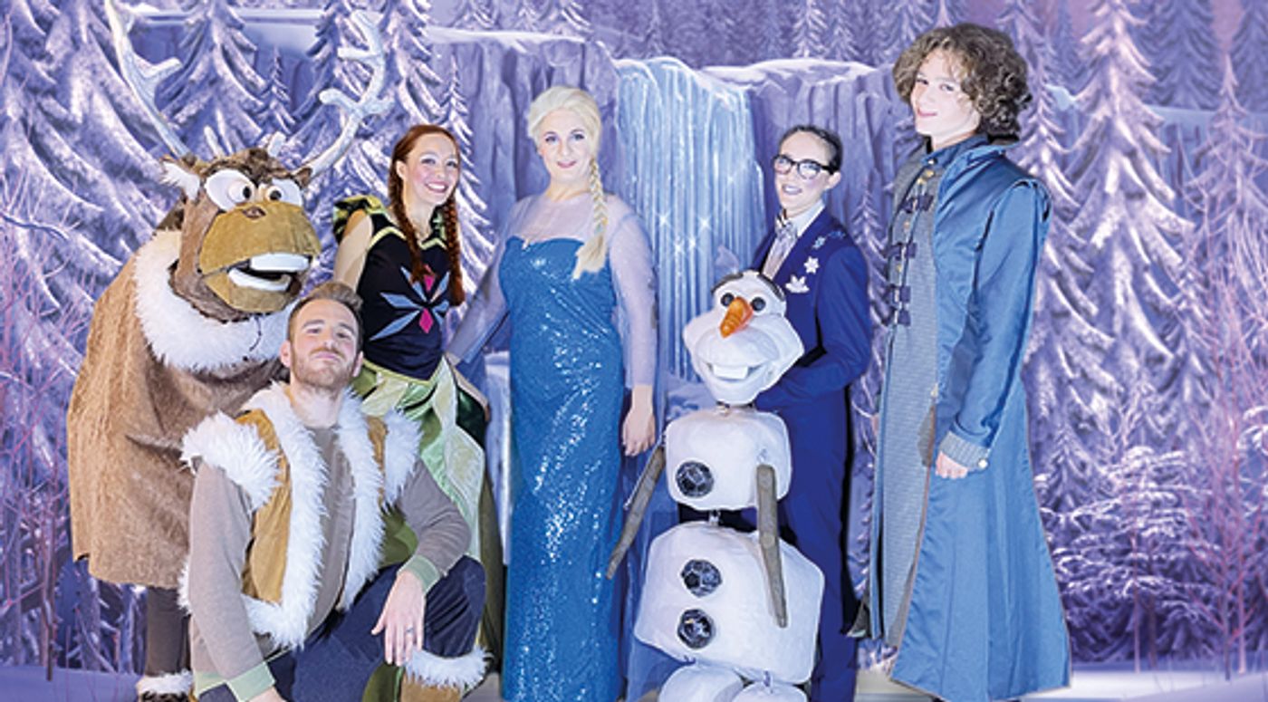 il cast di Frozen Disney Cinema Live