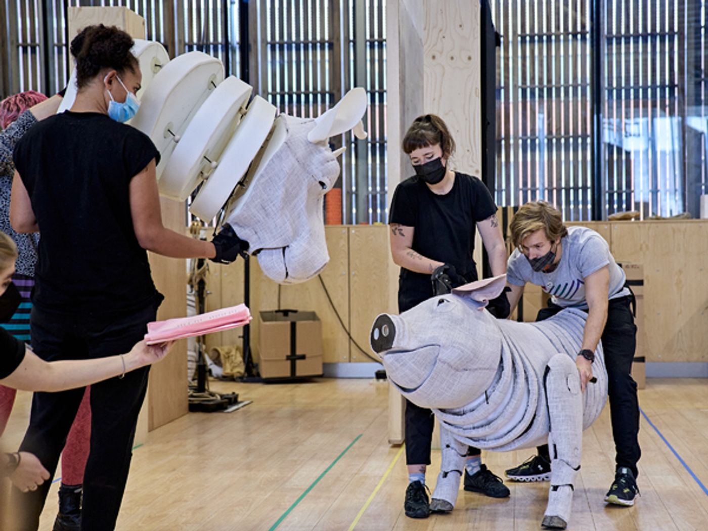 Photos: Inside Rehearsal For the UK Tour of ANIMAL FARM Photos: Inside Rehearsal For the UK Tour of ANIMAL FARM Image