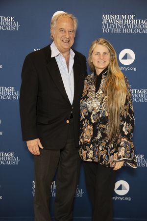 Broadway HD co-founder and Broadway League Member Bonnie Comley and Bay Street Board Member Stewart Lane @ BroadwayWorld Broadway HD co-founder and Broadway League Member Bonnie Comley and Bay Street Board Photo
