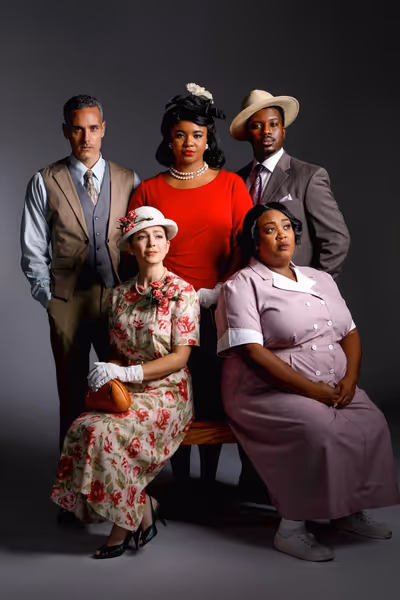 Standing from left: Casey Murphy, Aleah Vassell, Brian L. Boyd. Seated: Eliza Engle,  Photo