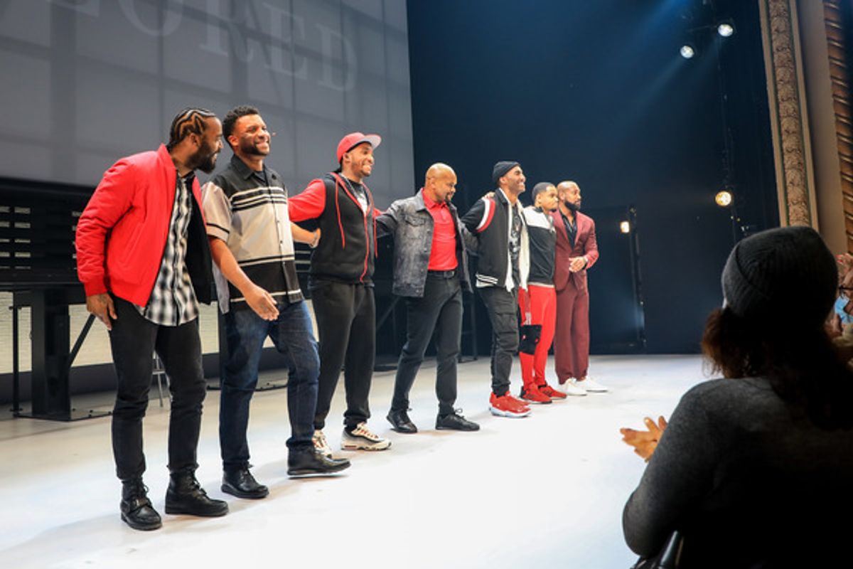 Keenan Scott II and the cast at 