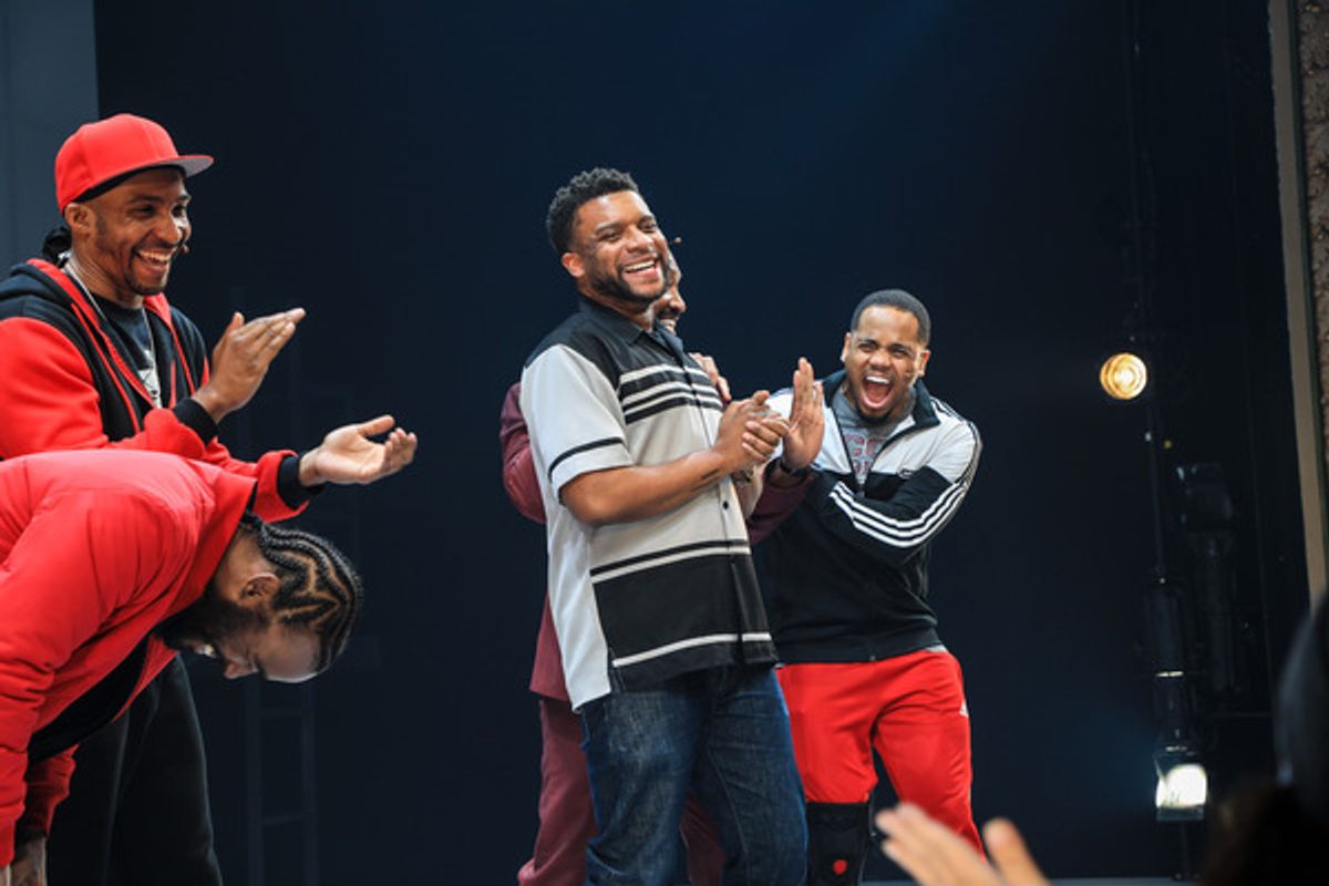 Luke James, Bjorn Dupaty, Keenan Scott II, Tristan Mack Wilds at 