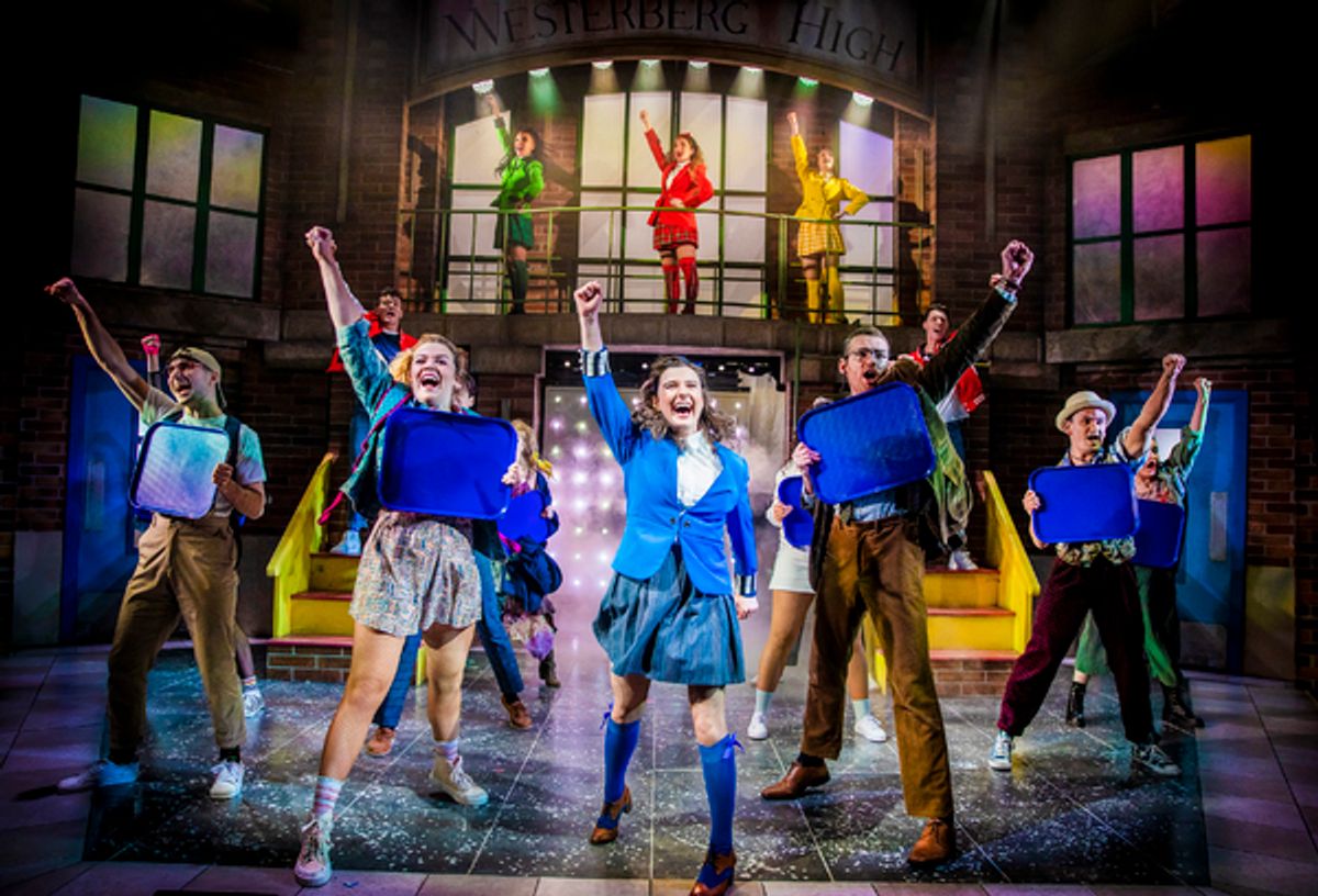 Ailsa Davidson and the cast at Photos: Check Out All New Production Photos From HEATHERS in London