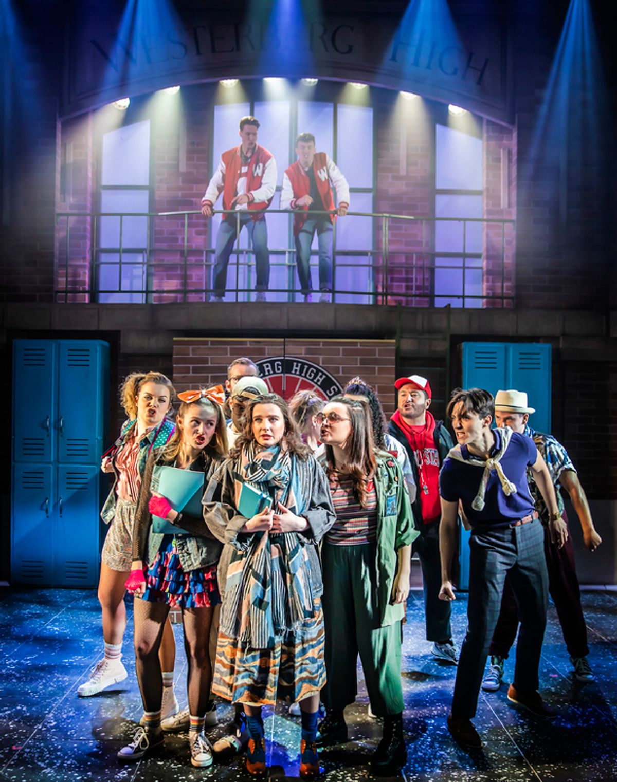 Ailsa Davidson and the cast at Photos: Check Out All New Production Photos From HEATHERS in London