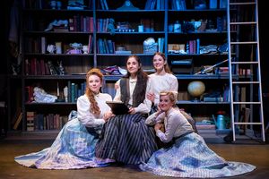 Caitlin Ort (as Meg), Marielle Issa (as Jo), Paola Morales (as Beth), Cara DiPietro (as Amy) @ BroadwayWorld Caitlin Ort (as Meg), Marielle Issa (as Jo), Paola Morales (as Beth), Cara DiPietro ( Photo