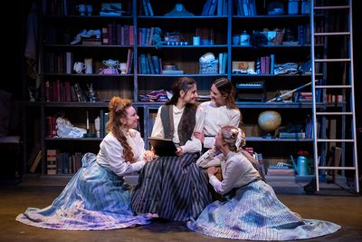 Caitlin Ort (as Meg), Marielle Issa (as Jo), Paola Morales (as Beth), Cara DiPietro Photo