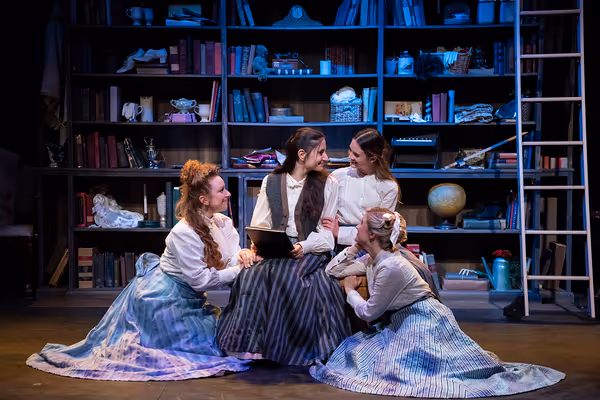 Caitlin Ort (as Meg), Marielle Issa (as Jo), Paola Morales (as Beth), Cara DiPietro Photo