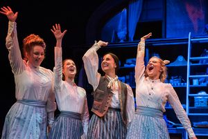 Caitlin Ort (as Meg), Paola Morales (as Beth), Marielle Issa (as Jo), Cara DiPietro @ BroadwayWorld Caitlin Ort (as Meg), Paola Morales (as Beth), Marielle Issa (as Jo), Cara DiPietro Photo