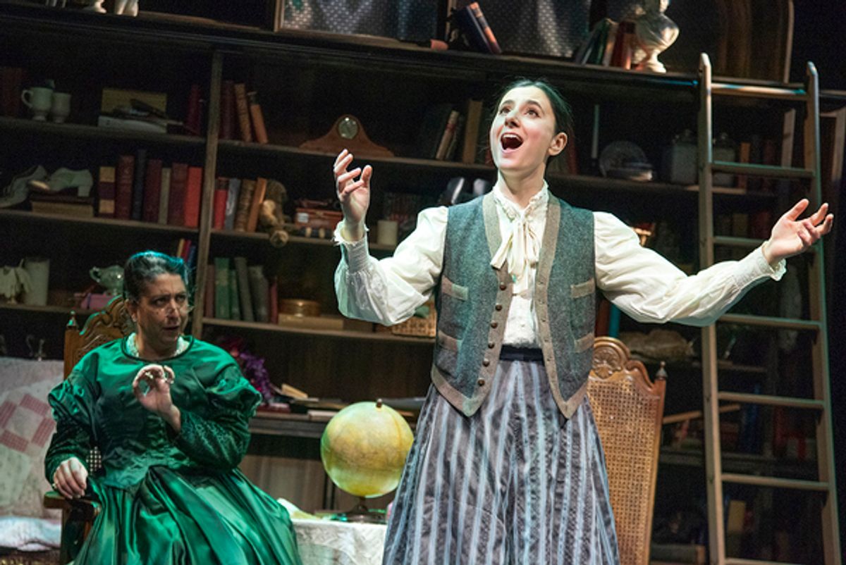 Eleni Delopoulos (as Aunt March), Marielle Issa at 