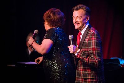 Klea Blackhurst, Jim Caruso Photo