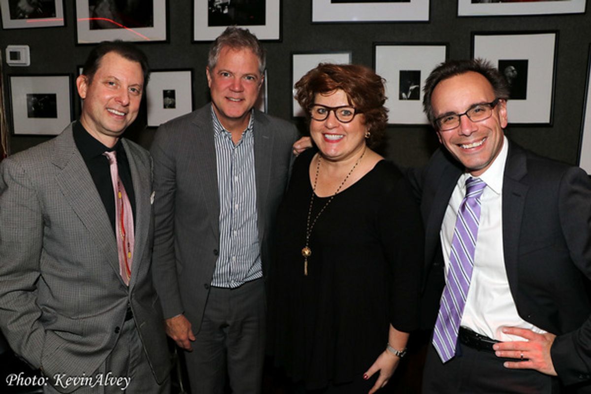 Daniel Glass, Steve Doyle, Klea Blackhurst, Tedd Firth at 