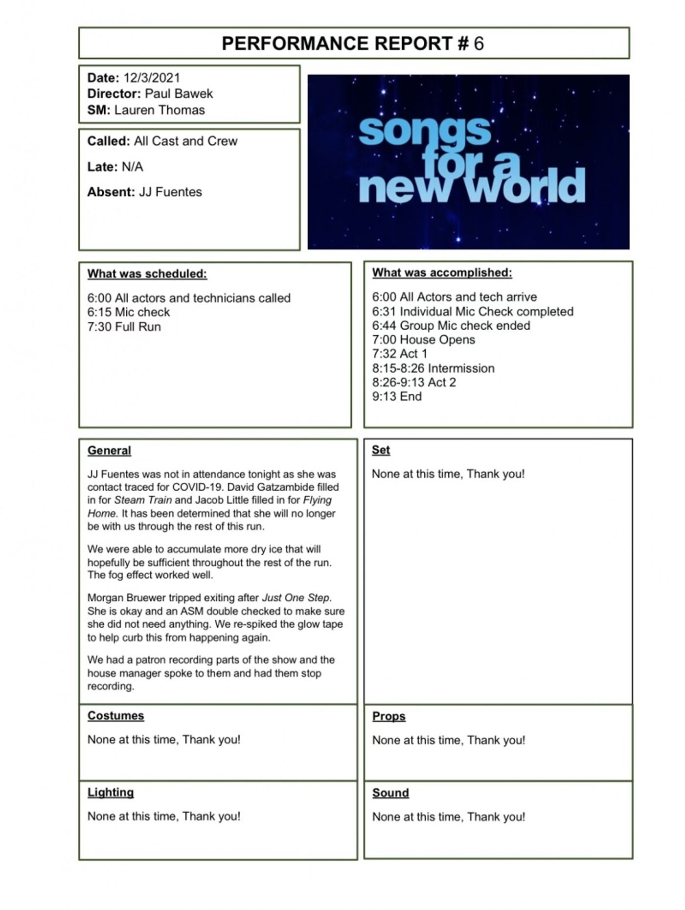 Student Blog: Up in the Booth  Image