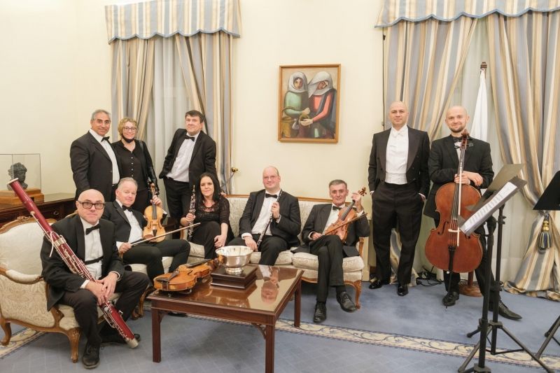 Feature: Maestro Yiannis Hadjiloizou & the Cyprus National Symphony Welcome Pope Francis at The Presidential Palace Image