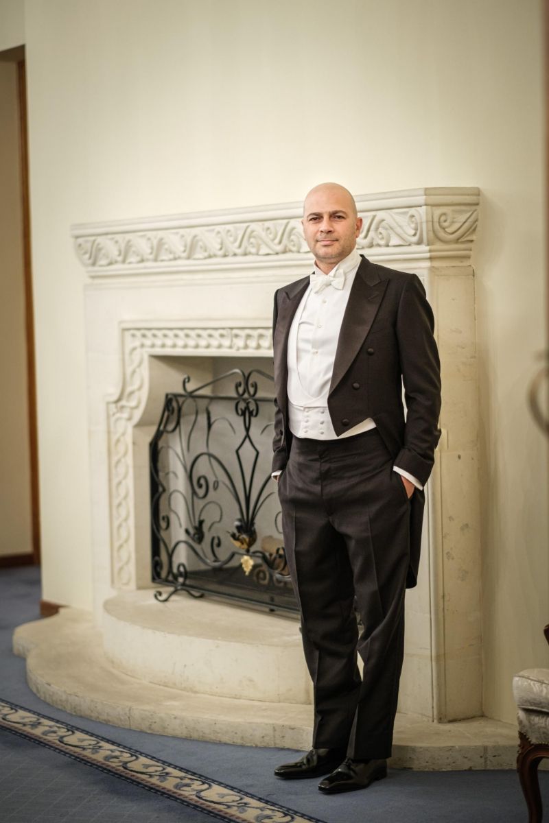 Feature: Maestro Yiannis Hadjiloizou & the Cyprus National Symphony Welcome Pope Francis at The Presidential Palace Image
