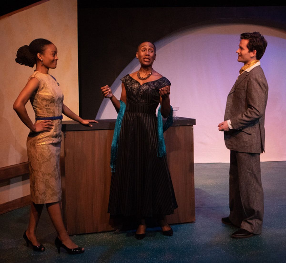 MarieAnge Louis-Jean, Shariba Rivers and John Drea  at 