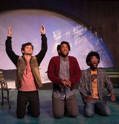 John Drea, William Anthony Sebastian Rose II and Willow James  Photo