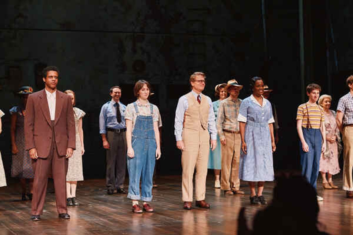 The cast of To Kill a Mockingbird at Photos: Go Inside Greg Kinnear's Broadway Debut in TO KILL A MOCKINGBIRD