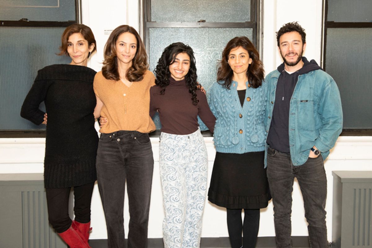 Pooya Mohseni, Tala Ashe, Ava Lalezarzadeh, Marjan Neshat and Hadi Tabbal
 at 