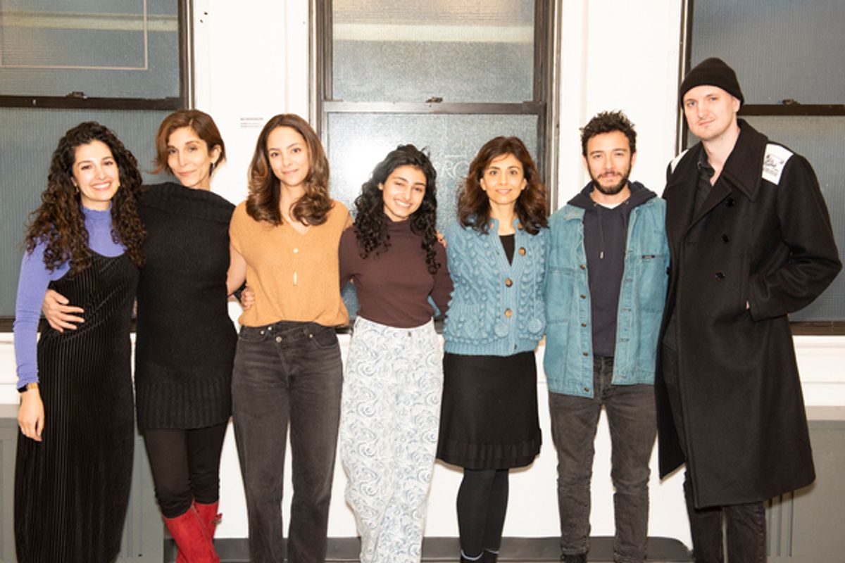 Sanaz Toossi, Pooya Mohseni, Tala Ashe, Ava 
Lalezarzadeh, Marjan Neshat, Hadi Tabbal and Knud Adams at 