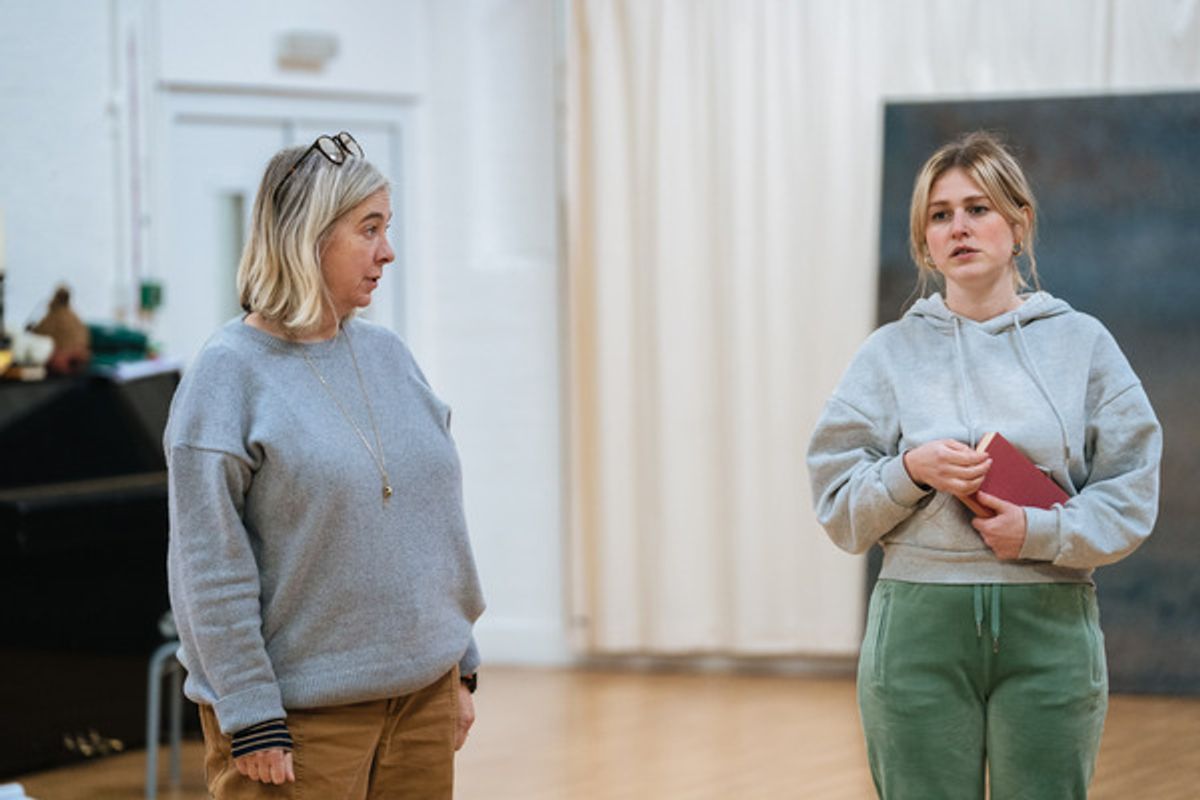 Vicky Featherstone, Ria Zmitrowicz at 