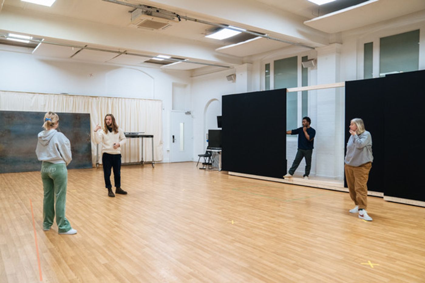 Photos: Go Inside Rehearsals For THE GLOW at The Royal Court Theatre Photos: Go Inside Rehearsals For THE GLOW at The Royal Court Theatre Image