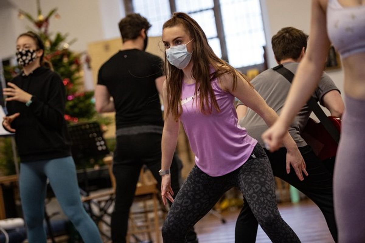 The Cast of FOOTLOOSE at Photos: Inside Rehearsal for the FOOTLOOSE THE MUSICAL Tour
