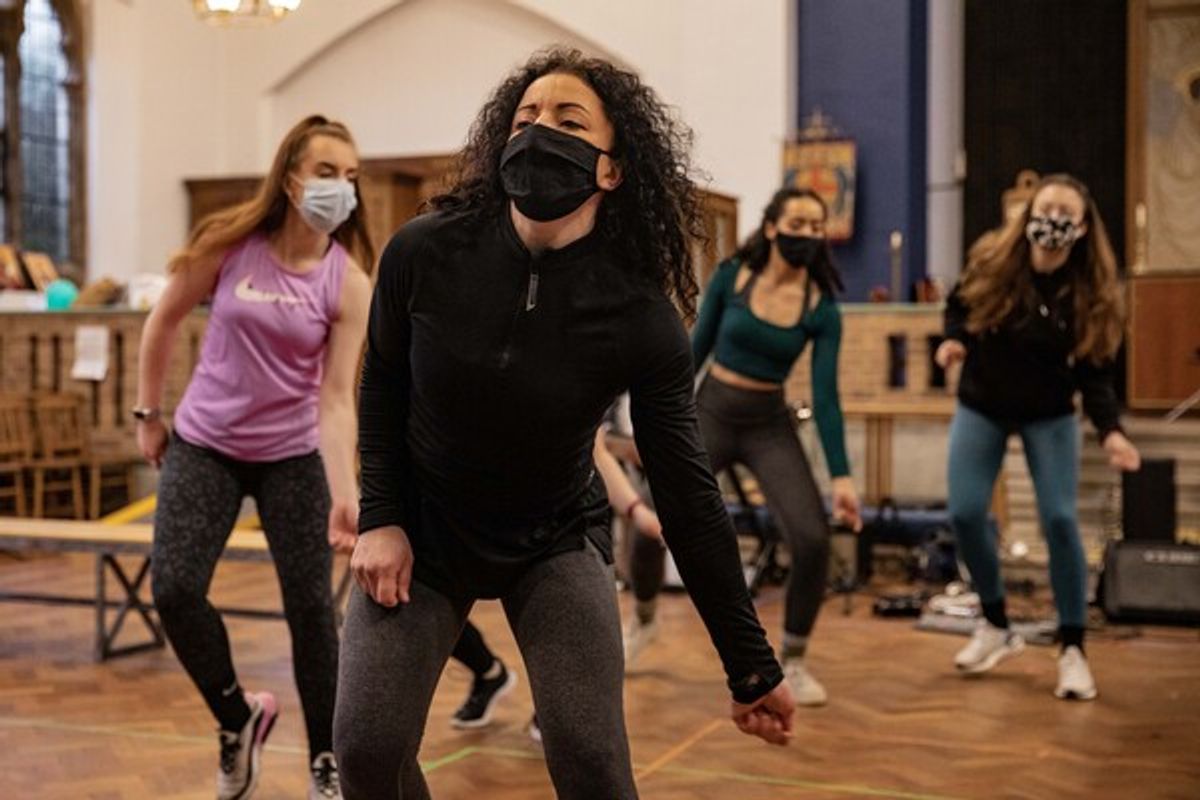 The Cast of FOOTLOOSE at Photos: Inside Rehearsal for the FOOTLOOSE THE MUSICAL Tour