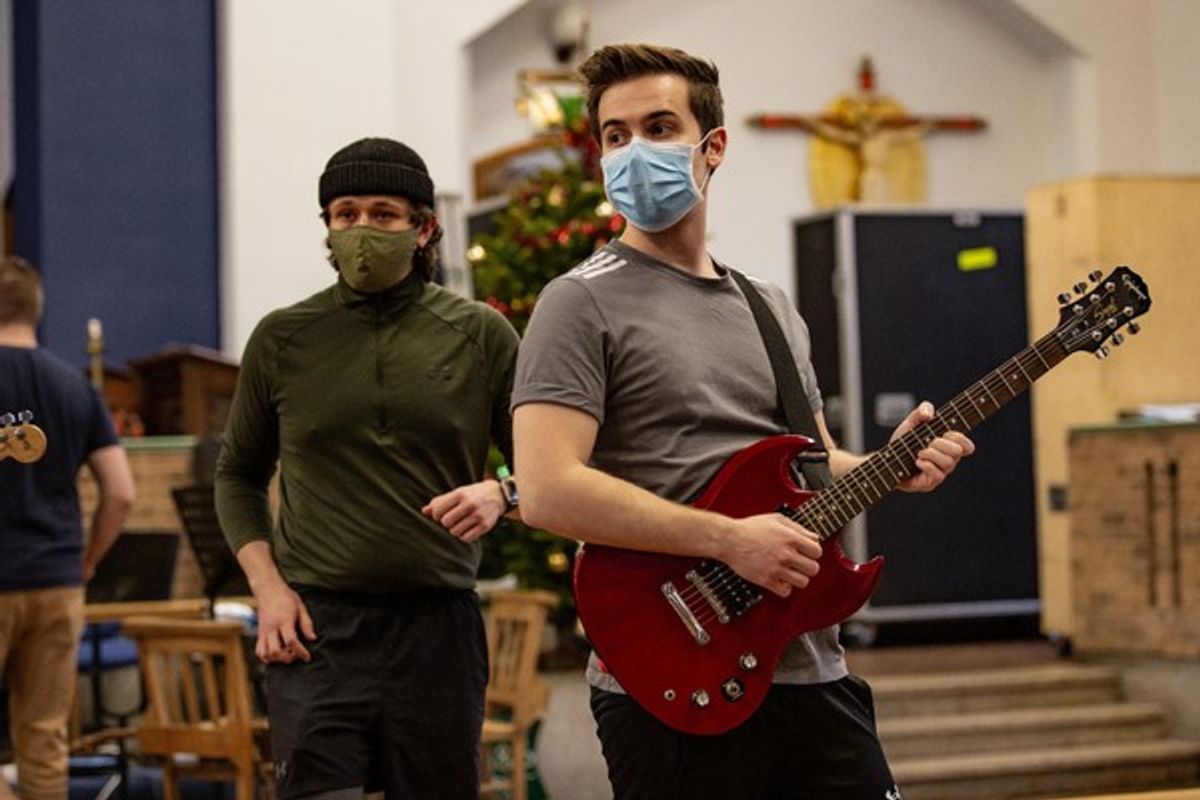 The Cast of FOOTLOOSE at Photos: Inside Rehearsal for the FOOTLOOSE THE MUSICAL Tour
