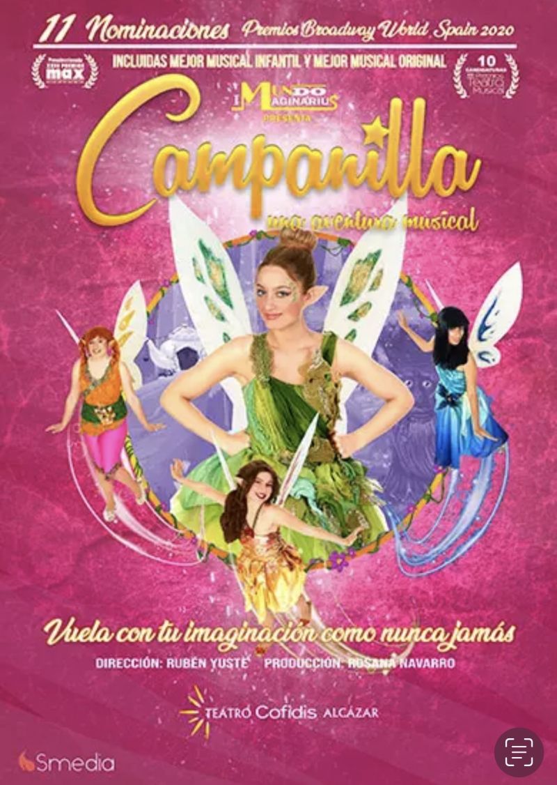 CAMPANILLA, UNA AVENTURA MUSICAL se estrena este sábado en Madrid  Image