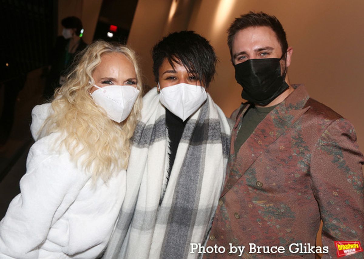 Kristin Chenoweth, Ariana Debose and Josh Bryant  at 