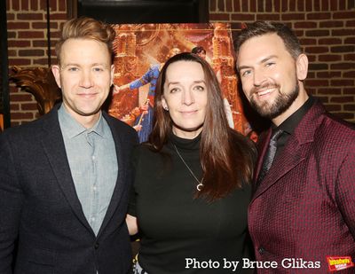 Christopher J. Hanke, Julia Murney and Daniel Reichard Photo