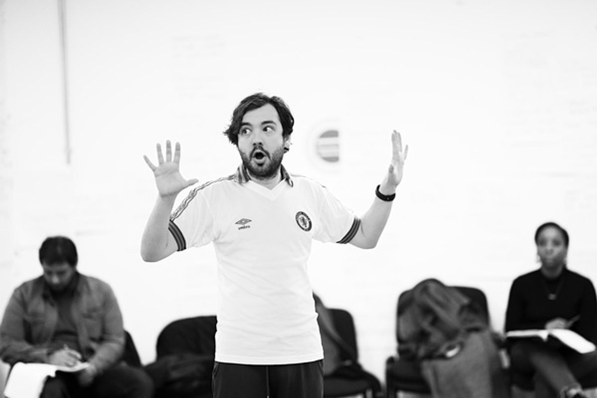 George Fouracres at Photos: Go Inside Rehearsals for HAMLET at the Globe