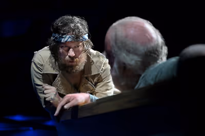 John Gallagher, Jr. (Mate) and Wayne Duvall (Captain) Photo