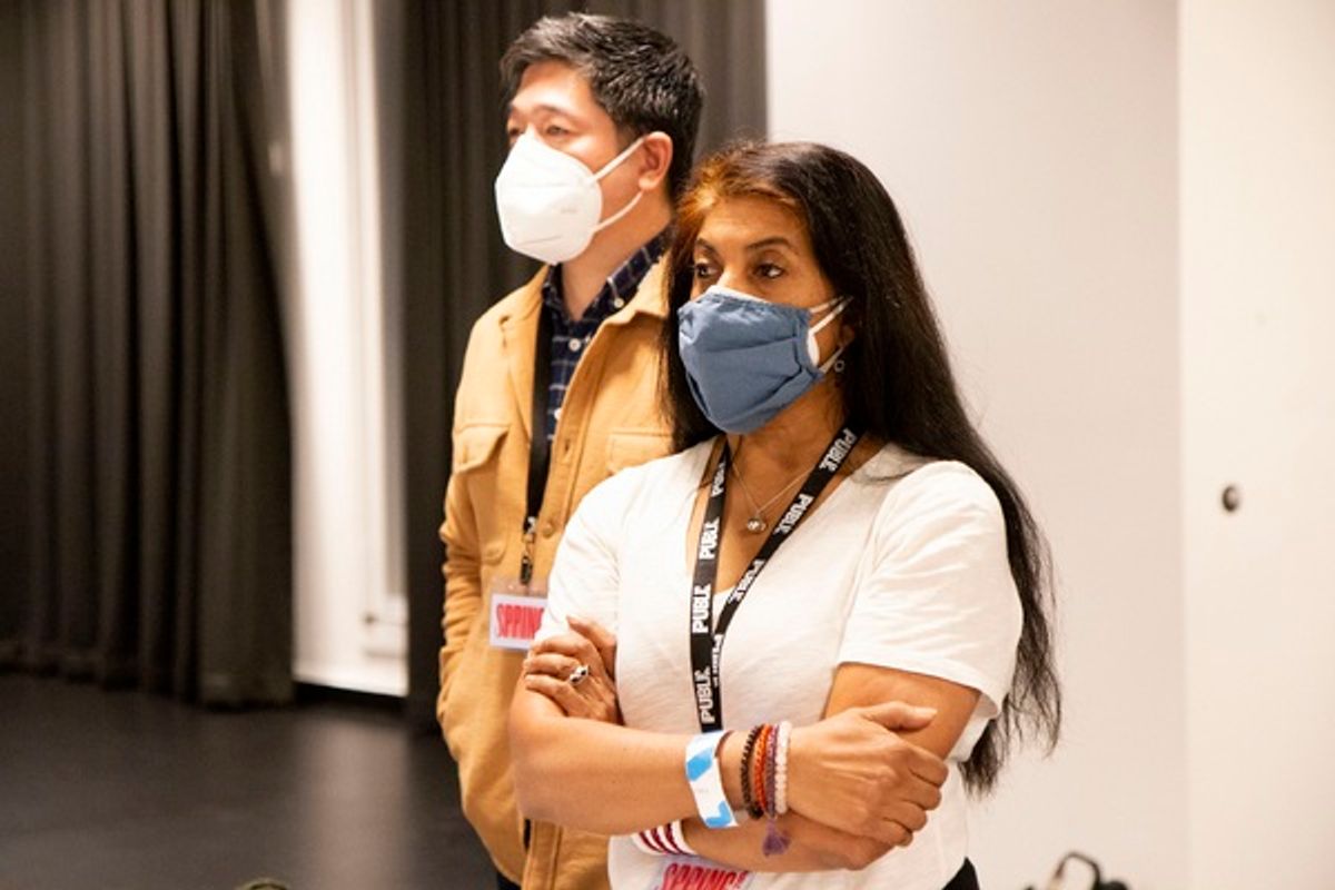 Peter Kim and Rita Wolf  at 