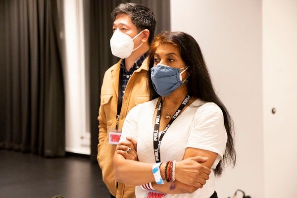 Peter Kim and Rita Wolf  Photo