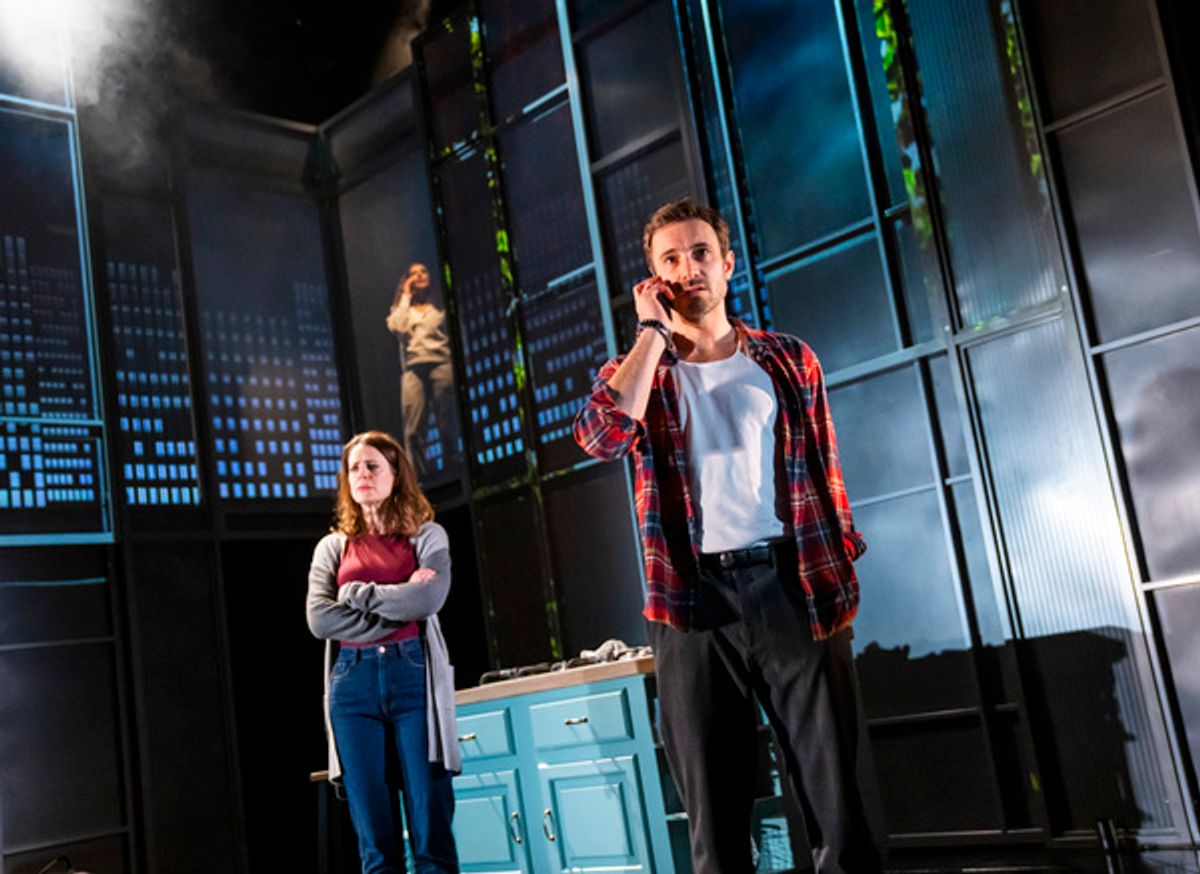 Kym Marsh, Susie Amy and Oliver Farnworth at 