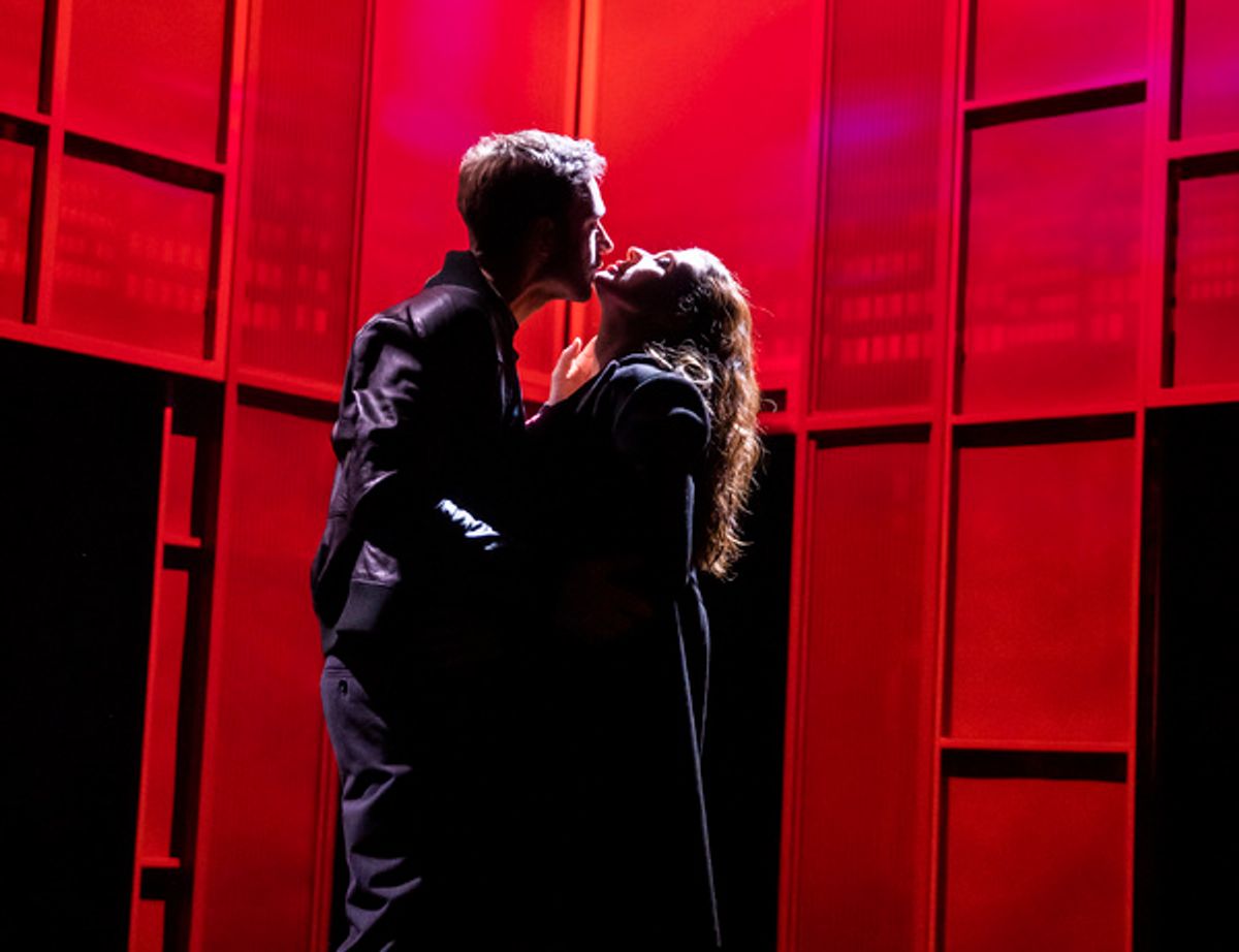 Oliver Farnworth and Kym Marsh at 