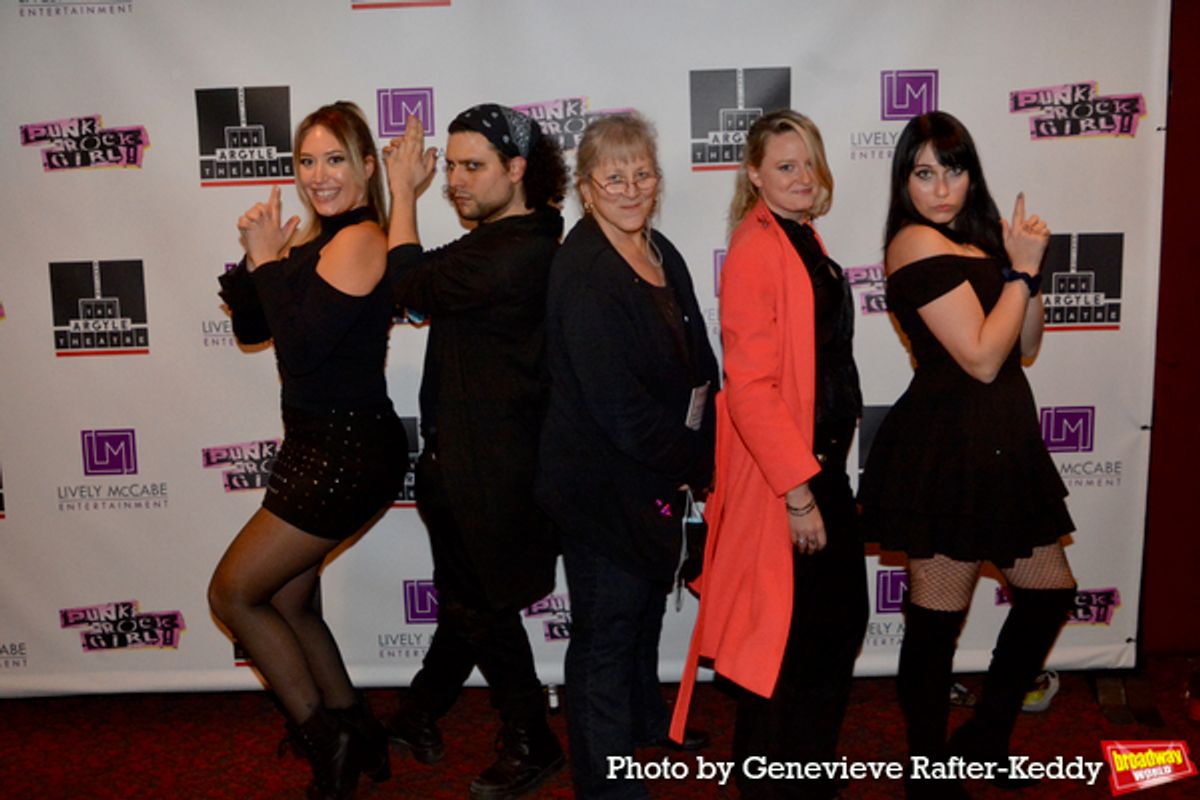 The Wardrobe Department-Kristin Hutchins, James Terrell, Bobbi Morse, Rissa Eskew and Chrissy Menfri at Photos: Joe Iconis' PUNK ROCK GIRL Opens at The Argyle Theatre
