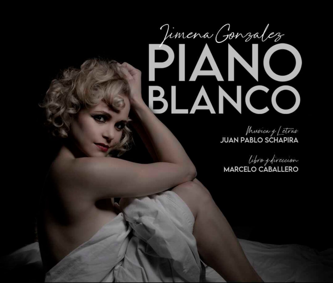 Jimena González se mete en la piel de Marilyn Monroe con PIANO BLANCO  Image