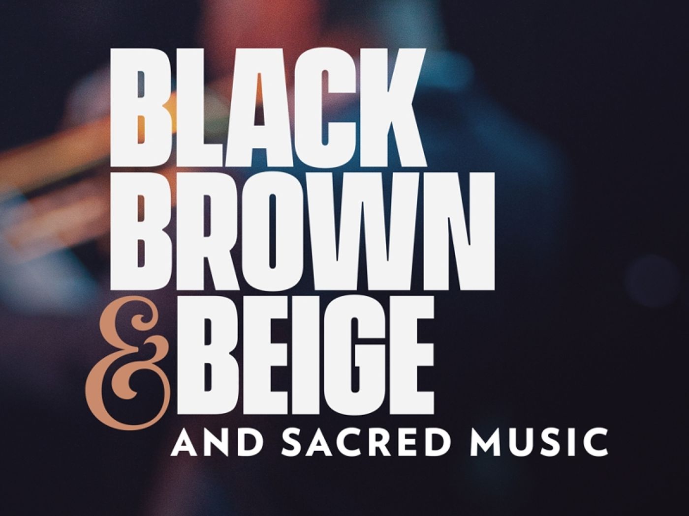 Interview: Randall Keith Horton of BLACK, BROWN AND BEIGE at Steinmetz Hall At Dr. Phillips Center  Image