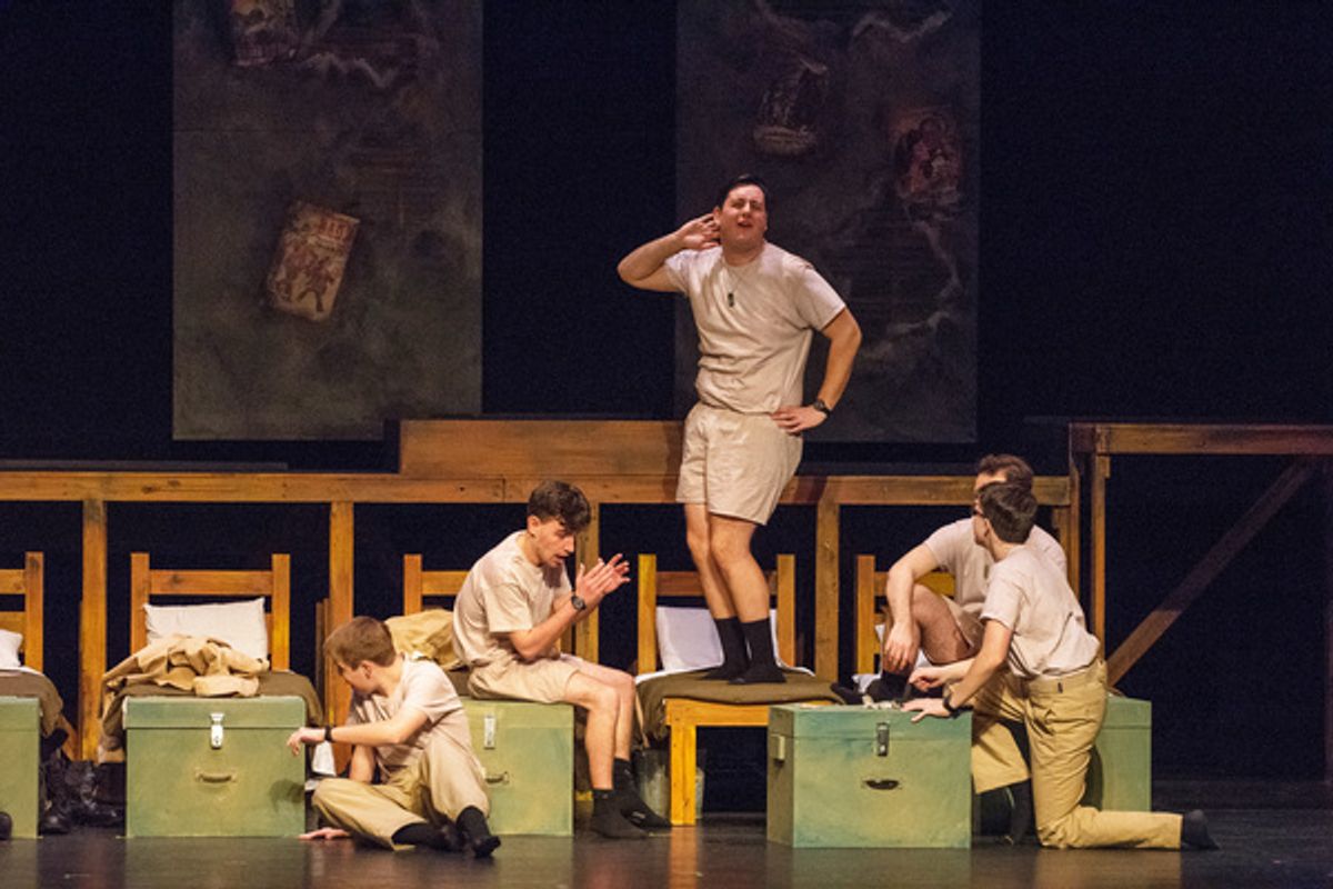 Billy Reinhard, James Beecroft, Colin Ward, Joseph Bryant and Jack Sweeney at Photos: Algonquin Arts Theatre Presents BILOXI BLUES