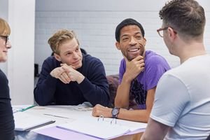 Jenna Russell, Giles Cooper, Michael Walters, David Ames @ BroadwayWorld Jenna Russell, Giles Cooper, Michael Walters, David Ames Photo