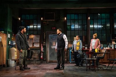  Joshua Boone, Brandon J. Dirden, Phylicia Rashad, and Chanté Adams Photo